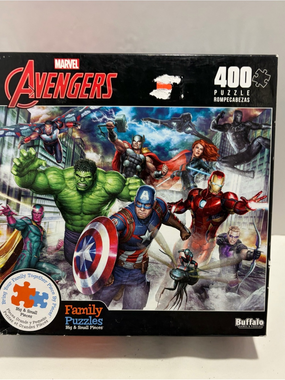 Marvel Avengers 400-piece Jigsaw Puzzle